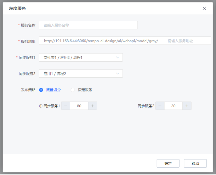 TempoAI灰度服務(wù)