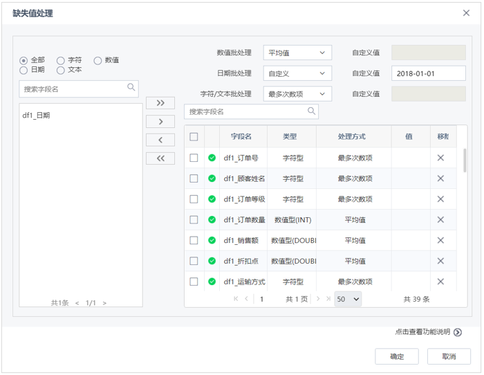 TempoAI缺失值處理