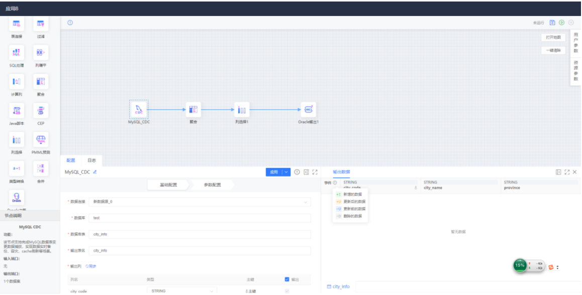 實時變更數據加工