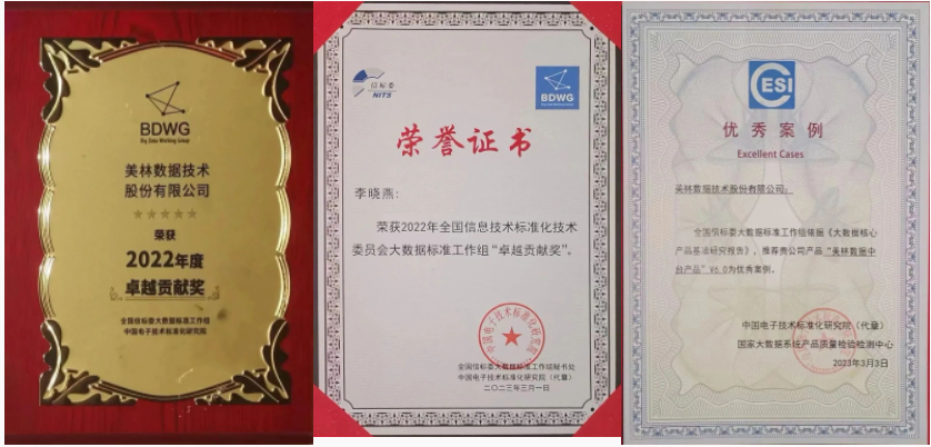 美林數據中臺產品榮獲優秀案例獎