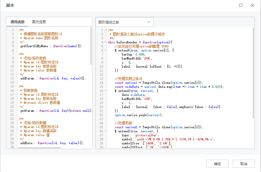 柱形圖的立體效果