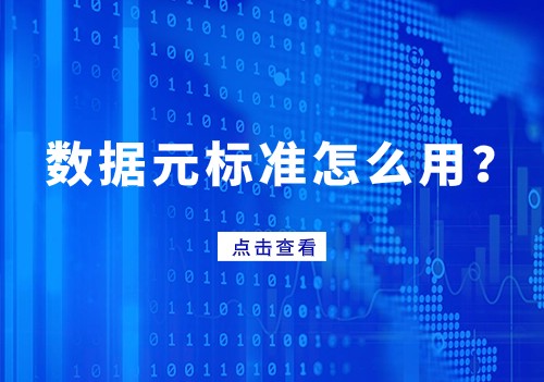 數據標準系列 | 數據元標準怎么用？